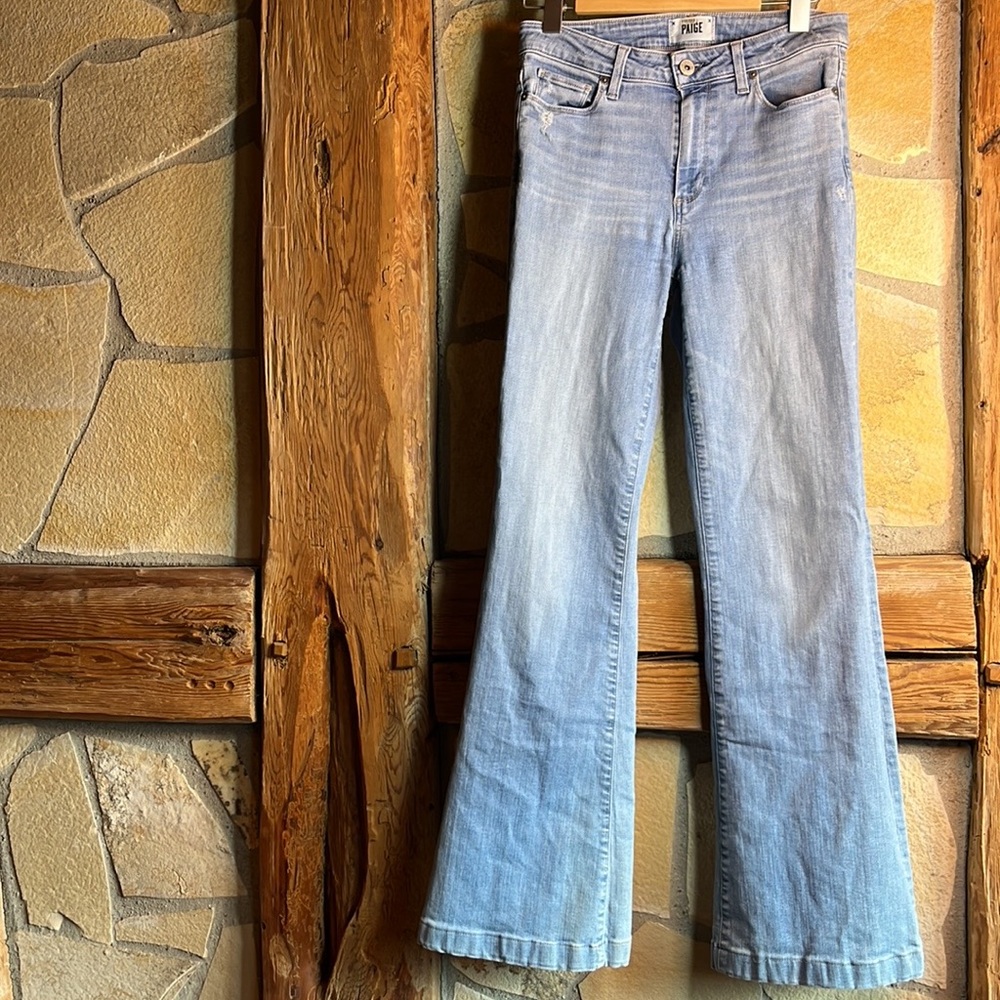 Paige Genevieve 1” Hem Distressed Jeans 🫶 - Picture 7 of 16